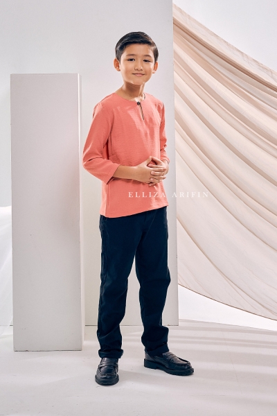 Kurta Arjuna Kid In Orange Brick